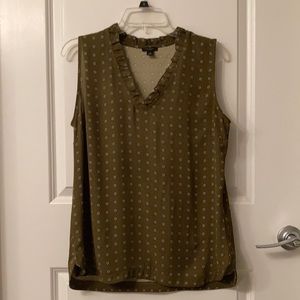 Ann Taylor green tank top